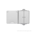 2Gang1Way Switch with LED and French switch Shutter